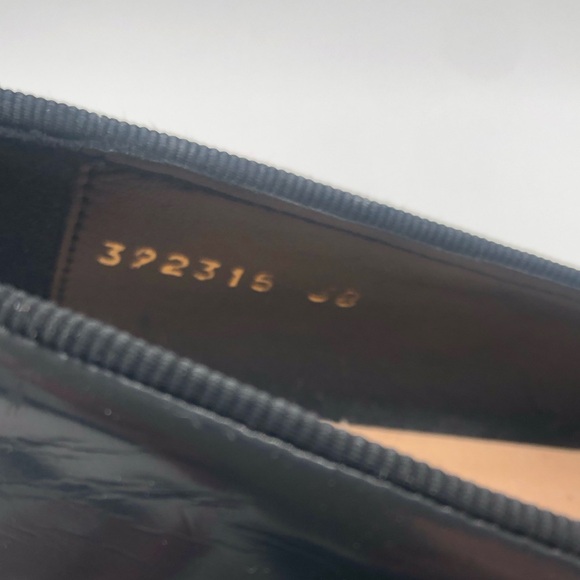 Authentic Stella McCartney Black Gloss Platform Loafers Gold Chain Accent ⛓️🖤💛 - Picture 12 of 16